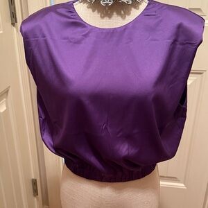NWT Elegant Purple Women's Top
